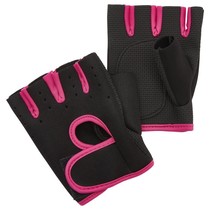 Fit Essentials Fitness Handschoenen Zwart/roze Medium