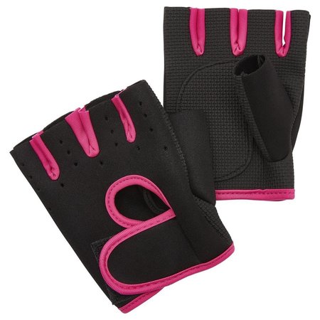 Fit essentials Fit Essentials Fitness Handschoenen Zwart/roze Medium