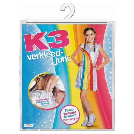 Alvast Periodiek Arresteren K3 - Verkleedkleding - Verkleedjurk regenboog 9-11 jaar - Maat 152 | Best  Deals Online BV