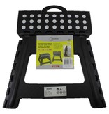 Benson Opstapje 1 trede vouwbaar kunststof - Opstap voor caravan of camper - Goedgekeurd EN14183 Zwart