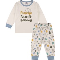 Rupsje Nooitgenoeg, pyjama jongens blauw-74/80