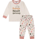 KUUK’n Rupsje Nooitgenoeg, meisjes pyjama roze, 86/92