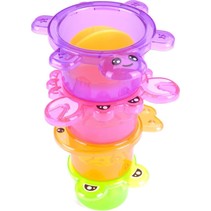 Free And Easy Waterspeelgoed - Zwembad speelgoed - Badspeelgoed Stapeltoren - 4-delig