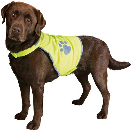 Trixie Trixie Veiligheidsjasje Safer Life Fluo Hond L - Kleding - 81 cm - Geel