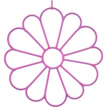Sjaalhanger Bloemvorm rose 34 cm