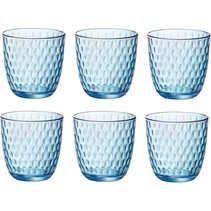 Bormioli Glazen Slot Blauw 290 ml - 6 Stuks