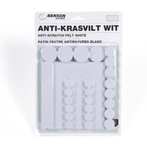 Anti-Krasvilt- Antikras - Anti Kras - Vilt - Stoel Beschermers - Wit - 80 Delig