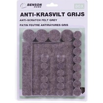 Anti-Krasvilt - Anti Kras - Antikras - Vilt - Grijs/Bruin - 80 Delig