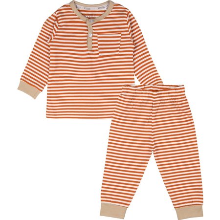 KUUK’n KUUK'n unisex pyjama streep sunset, 98/104