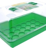 Romberg Romberg kweekkas voor moestuin - groen & transparant - kweekbak - 38x24x19 cm - propagator - terrarium