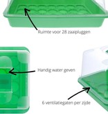 Romberg Romberg kweekkas voor moestuin - groen & transparant - kweekbak - 38x24x19 cm - propagator - terrarium