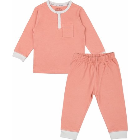 KUUK’n KUUK’n pyjama basic Rose dawn 98/104