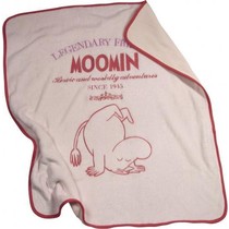 Moomin meisjes deken - roze - maat 75*85 cm