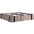 Zigg Zagg Zigg Zagg plantenzak D80x80 H15 cm - Taupe