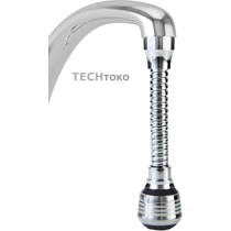 kraan verlengstuk - kraan sproeier - flexibel - waterbesparend - filter - keukenkraan - buigbaar - 360 graden