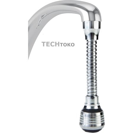 Merkloos kraan verlengstuk - kraan sproeier - flexibel - waterbesparend - filter - keukenkraan - buigbaar - 360 graden