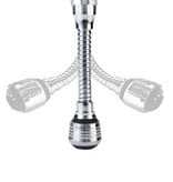 Merkloos kraan verlengstuk - kraan sproeier - flexibel - waterbesparend - filter - keukenkraan - buigbaar - 360 graden