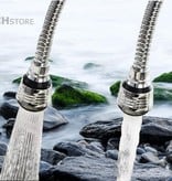 Merkloos kraan verlengstuk - kraan sproeier - flexibel - waterbesparend - filter - keukenkraan - buigbaar - 360 graden