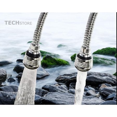 Merkloos kraan verlengstuk - kraan sproeier - flexibel - waterbesparend - filter - keukenkraan - buigbaar - 360 graden