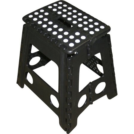 Benson Kruk - Krukje - Keukentrap - Keukentrapje - Opvouwbaar - Zwart wit - Tot 120 kg