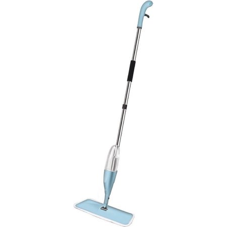 Benson 2Clean Vloermop met Spray - Microvezel Doek - Blauw/Wit