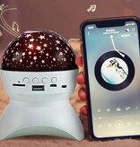 Merkloos Star projector nachtlampje hemel led usb - Bluetooth speaker