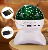 Merkloos Star projector nachtlampje hemel led usb - Bluetooth speaker