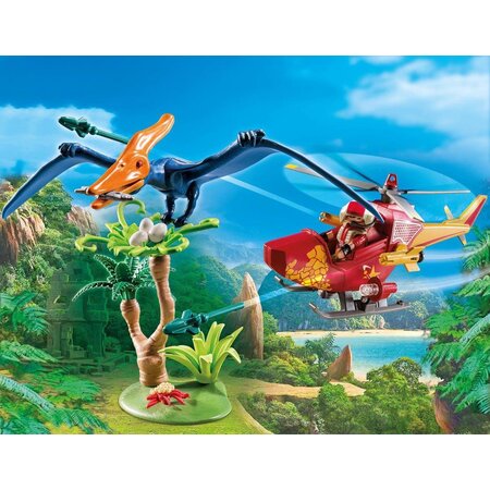 Playmobil PLAYMOBIL Dinos Helikopter met Pteranodon - 9430