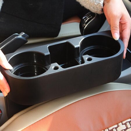 Merkloos Bekerhouder auto - Auto organizer - Telefoonhouder auto - Opbergvak - Stoelorganiser