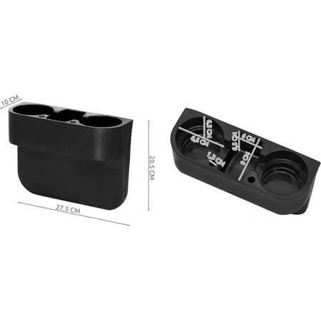 Merkloos Bekerhouder auto - Auto organizer - Telefoonhouder auto - Opbergvak - Stoelorganiser