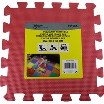 Puzzelmat van Foam – 30x30cm 9 Delig – Vlo – Speelmat voor Baby’s en Kinderen – Roze