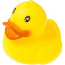 Badeendje - 4.5 Cm - Geel - Piepend geluid - 6 stuks