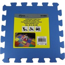 Puzzelmat van Foam – 30x30cm 9 Delig – Vlo – Speelmat voor Baby’s en Kinderen – Blauw