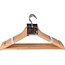 Merkloos Luxe Houten kledinghangers - 18 stuks