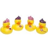 LG-Imports 4x Badeendjes prinsessen badspeelgoed 5 cm - Speelgoed - Badspeeltjes - Badeendjes