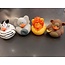 LG-Imports Badeendjes Wilde dieren 4 stuks 5.5cm