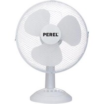 Perel - Tafelventilator - Wit