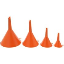4-delige Trechterset - Trechter | Olie-, Zuur en Brandstofbestendig (50mm/75mm/95mm/115mm)