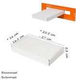 Banzaa Banzaa Brievenbusdoos A5+ 255x160x28mm Verzenddozen Extra Lock 100 Stuks