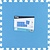 Neka Neka (Intex) Vloertegels - 8 stuks 50x50 cm blauw