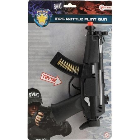 Toi-Toys Toi-toys Politie Mp5 Ratelgeweer Zwart 24 Cm
