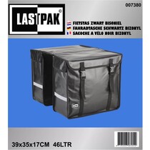 Lastpak Bisonyl - Dubbele Fietstas - 46 l - Zwart