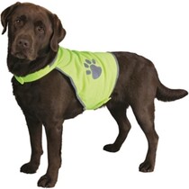 Trixie Veiligheidsjasje Safer Life Fluo Hond XL - Kleding - 95 cm - Geel