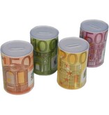 Benson Benson Spaarpot - Euro - 8 x 13 cm - Assorti - per stuk