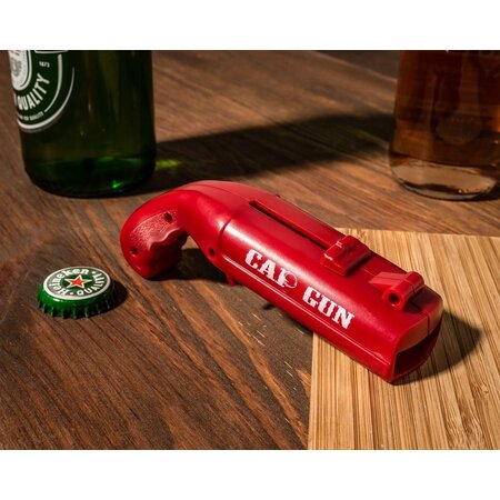 Gadget Master Cap Gun - Bierdop schieter - Flesopener - Dopjes schieter - Dopjes pistool - Bieropener - Flessenopener