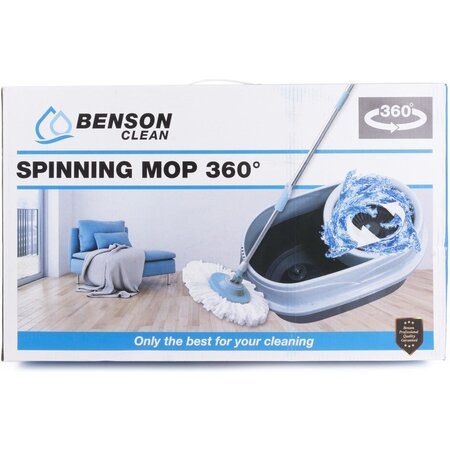 Benson Benson Clean Spin Mop - Inclusief Emmer