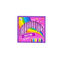 Craft Universe Waskrijt Neon/metallic Junior 9 Cm Paars 24 Stuks