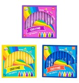 Craft Craft Universe Waskrijt Neon/metallic Junior 9 Cm Geel 24 Stuks