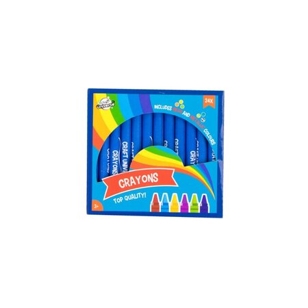 Craft Craft Universe Waskrijt Neon/metallic Junior 9 Cm Geel 24 Stuks