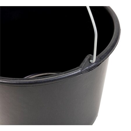 Gripline Berdal CMB187012 Bouwemmer 12L - Zwart